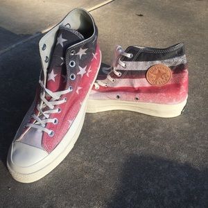 USA American flag Converse size 10